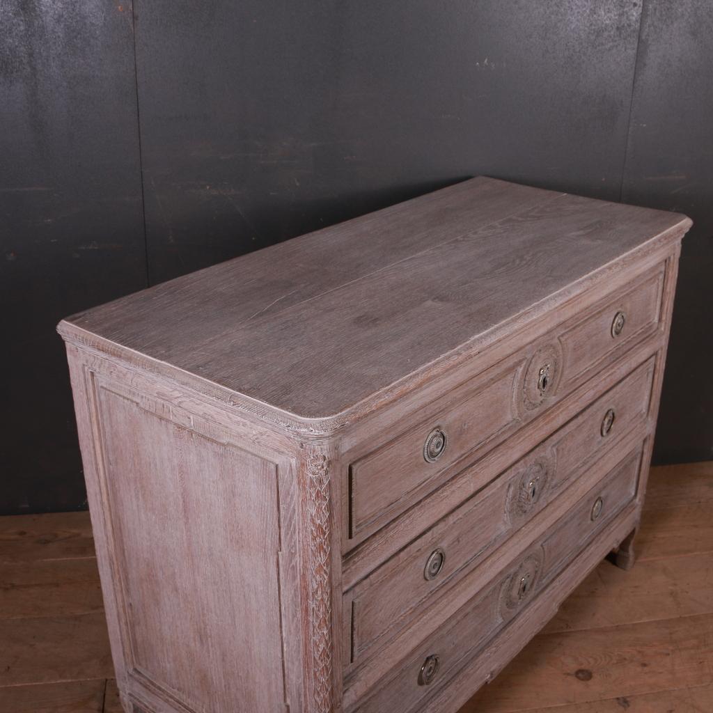 French Bleached Oak Commode 7