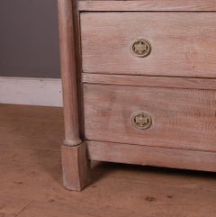 French Bleached Oak Commode