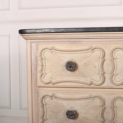 French Bleached Oak Commode