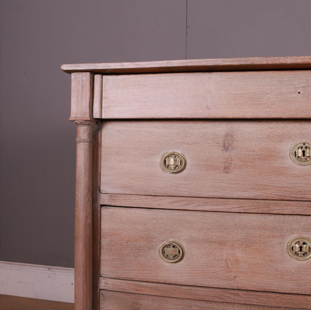 Empire French Bleached Oak Commode