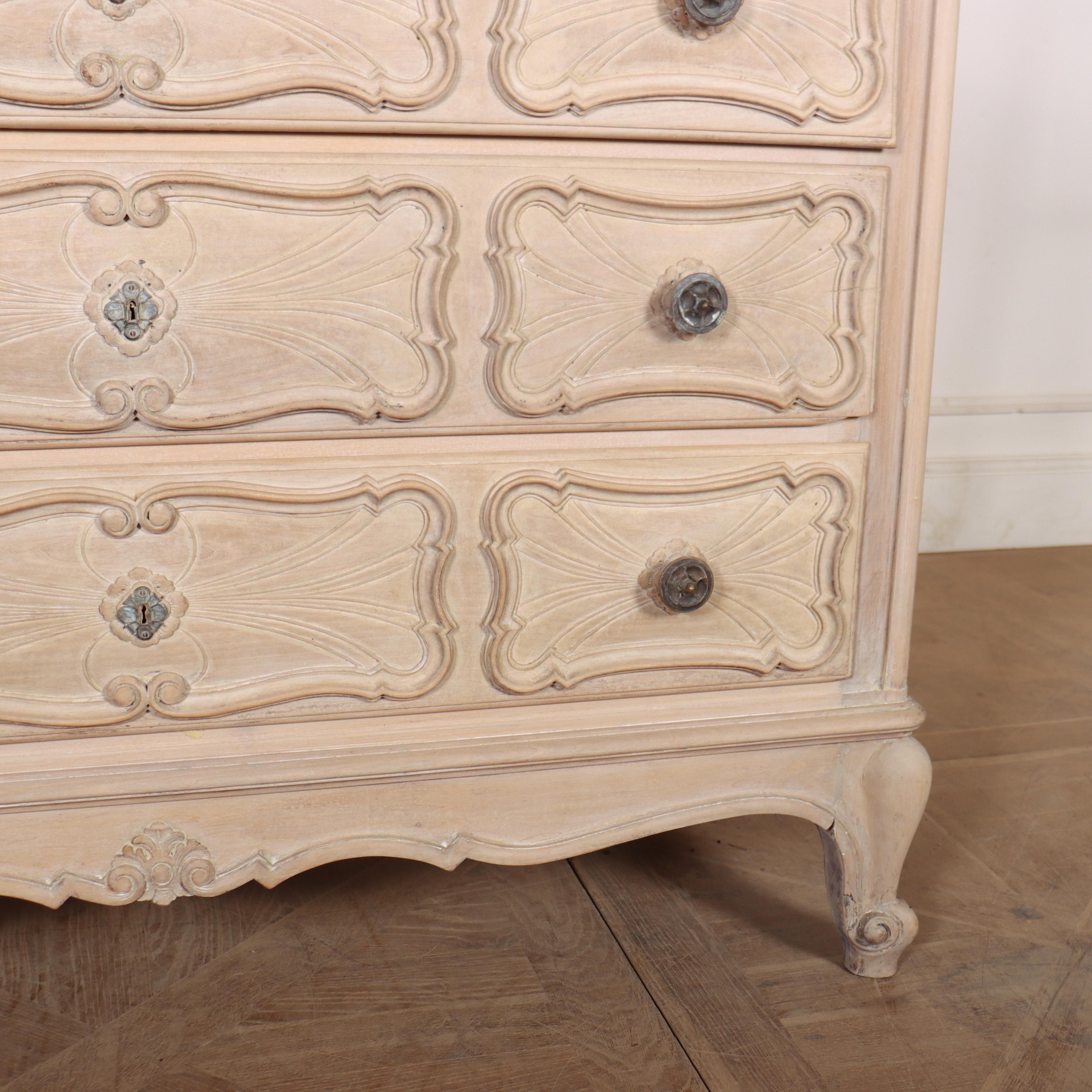 Commode francese in Oak sbiancato In condizioni buone in vendita a Leamington Spa, Warwickshire