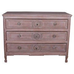 French Bleached Oak Commode