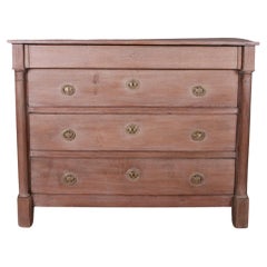 French Bleached Oak Commode
