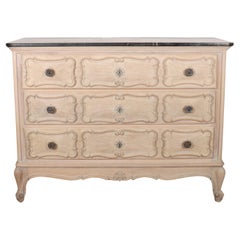 French Bleached Oak Commode