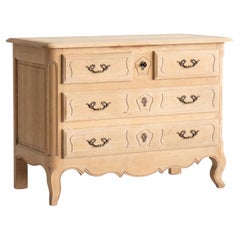 French Bleached Oak Commode