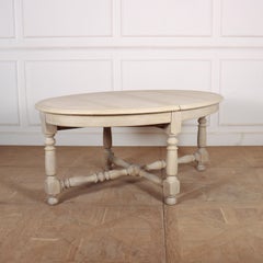 French Bleached Oak Dining Table