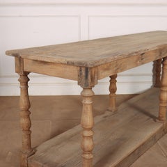 Table à draper en chêne blanchi français