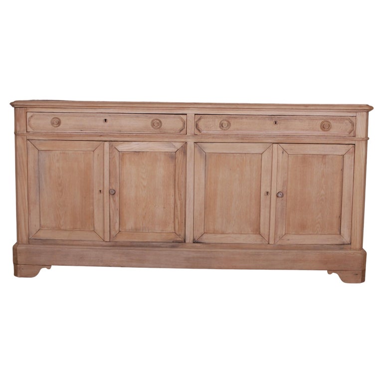 French Bleached Oak Enfilade For Sale at 1stDibs