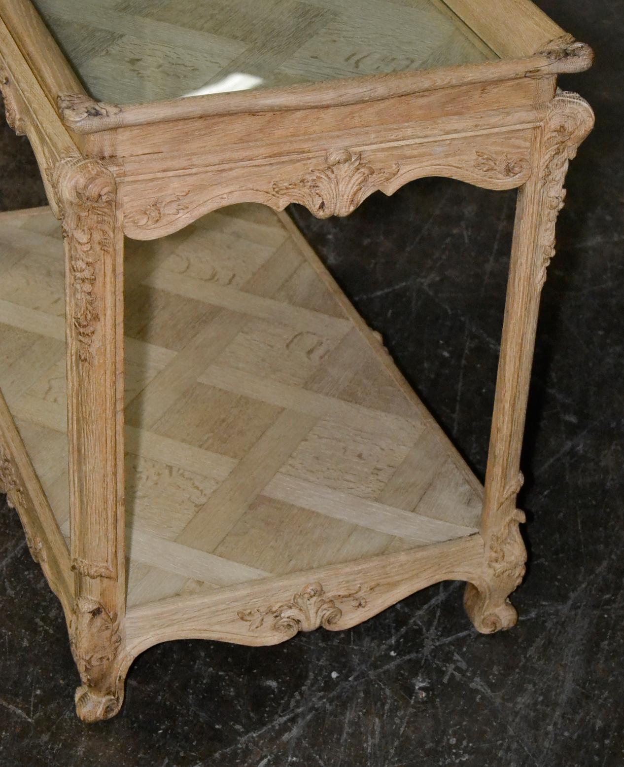 French Bleached Oak Occasional Table 1
