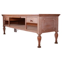 French Bleached Oak Shop Counter