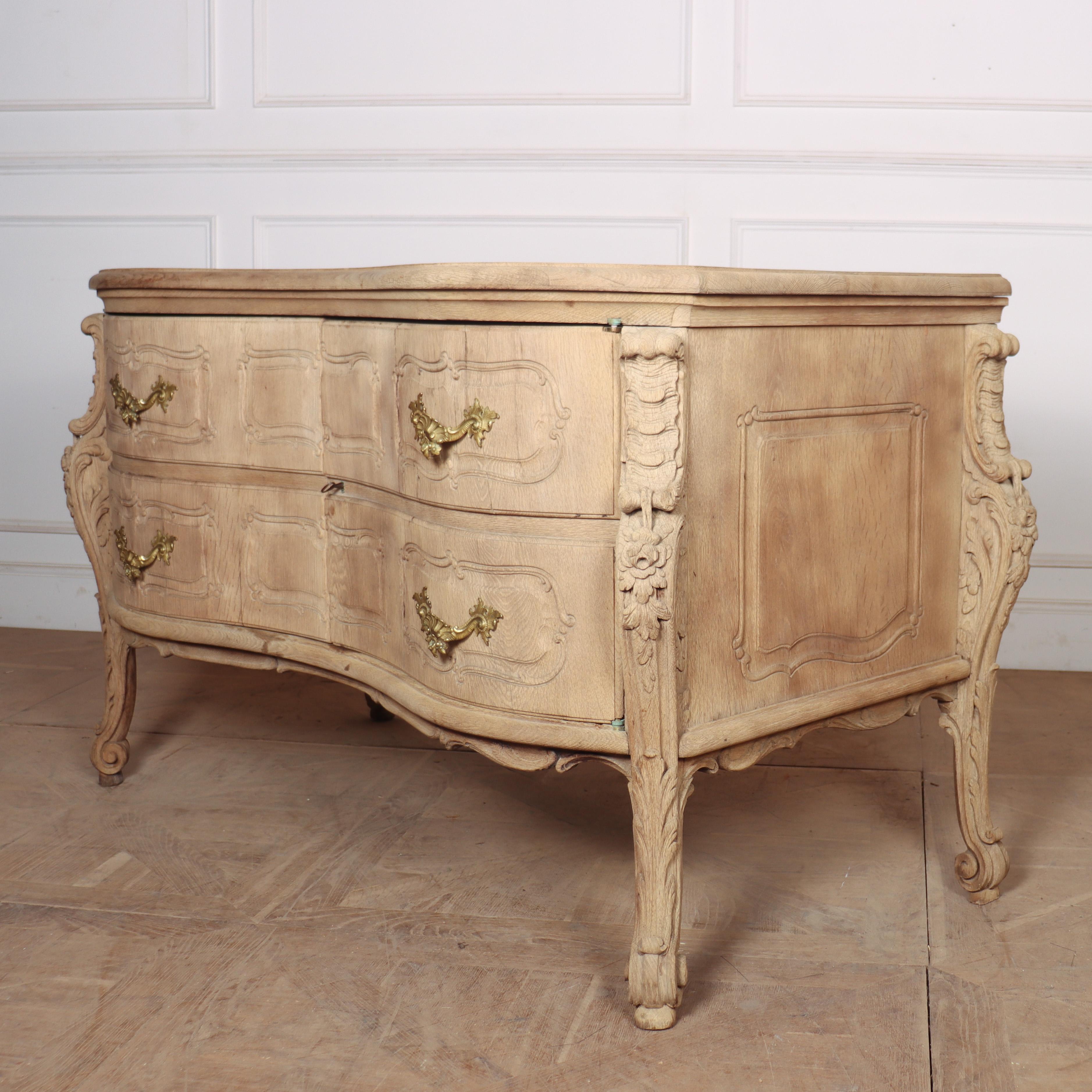 French Bleached Oak Sideboard For Sale 2