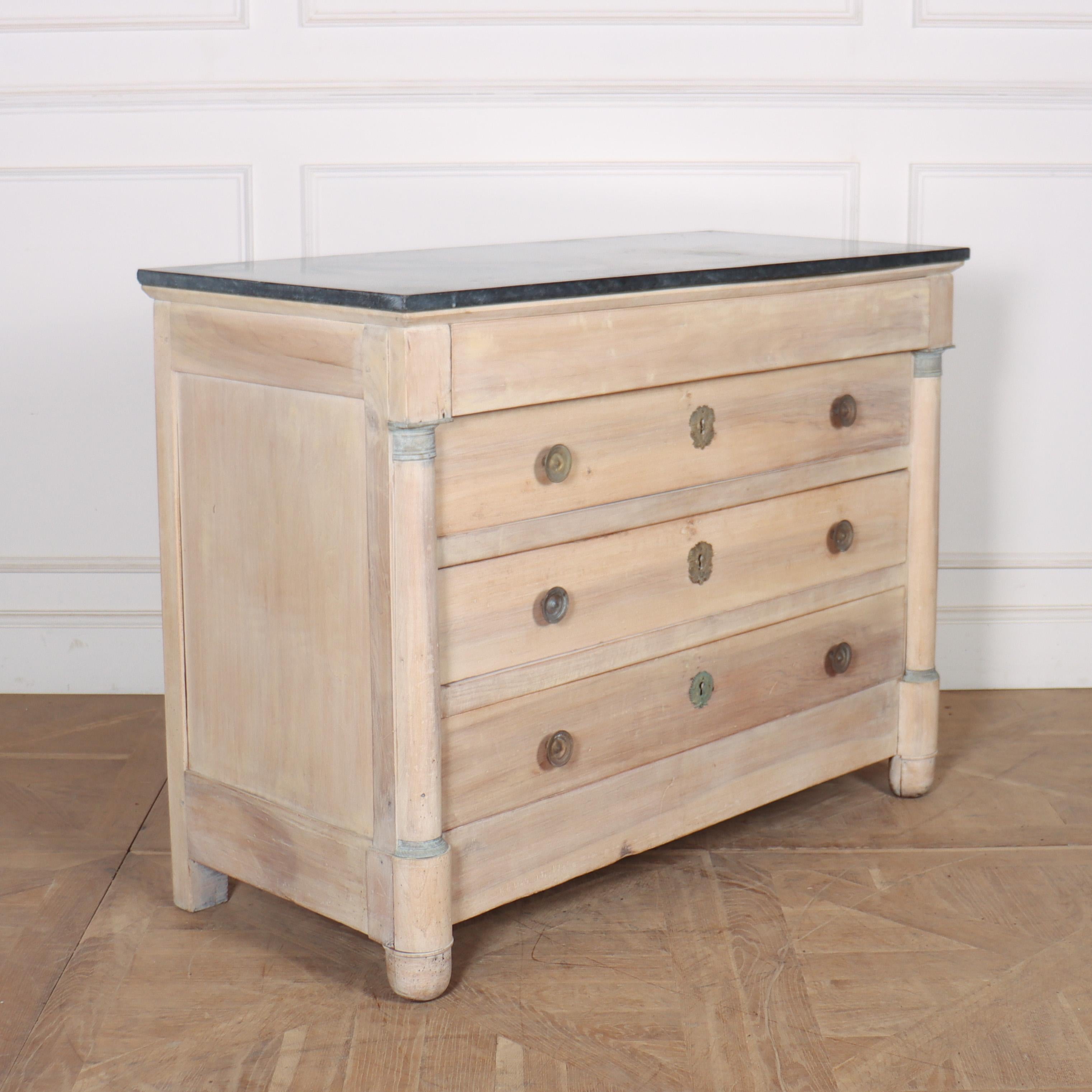 French Bleached Walnut Commode 4