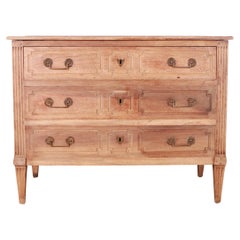French Bleached Walnut Commode