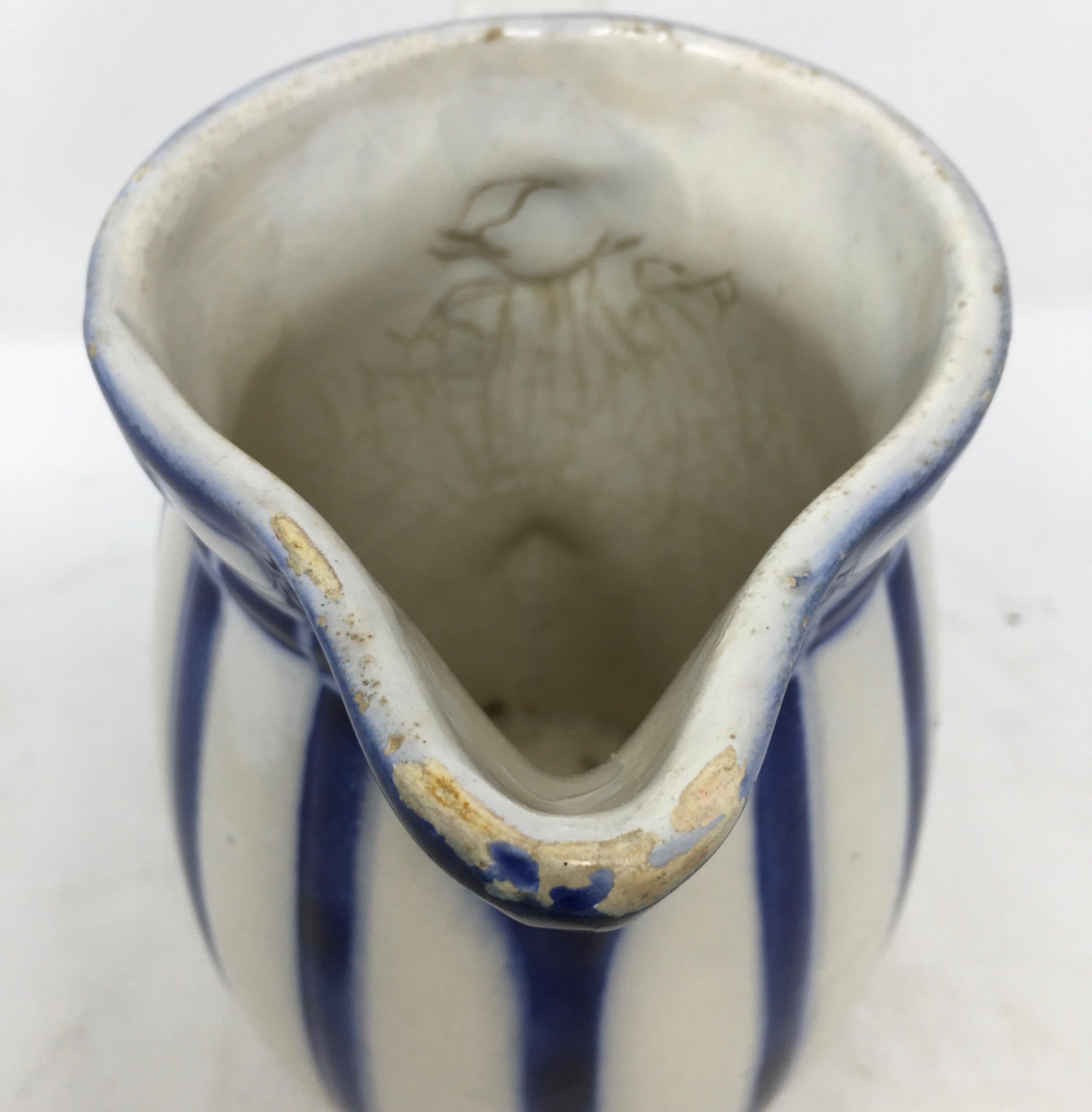 French Blue Pitcher 1