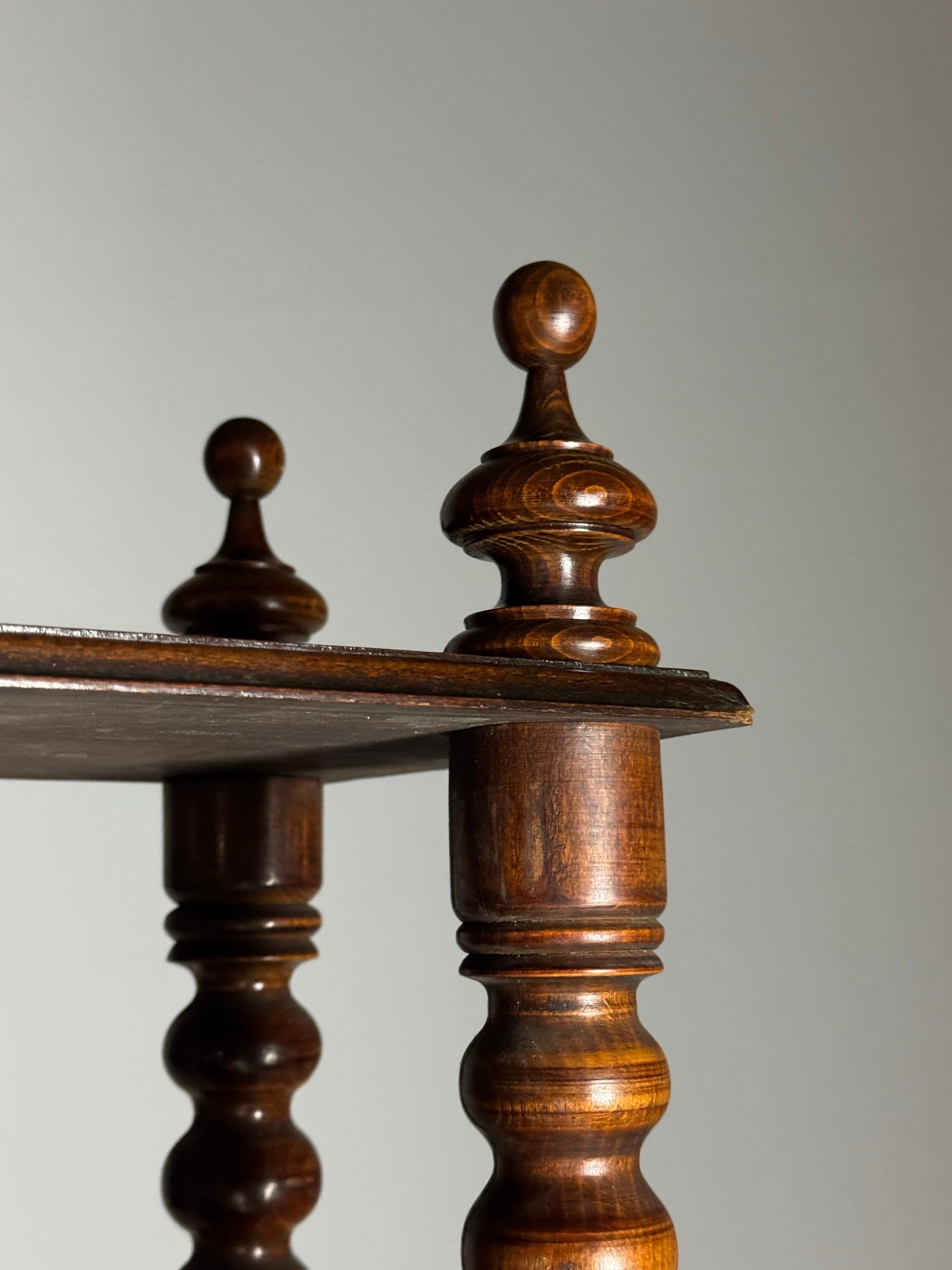 French Bobbin Bookcase ca. 1900 For Sale 1