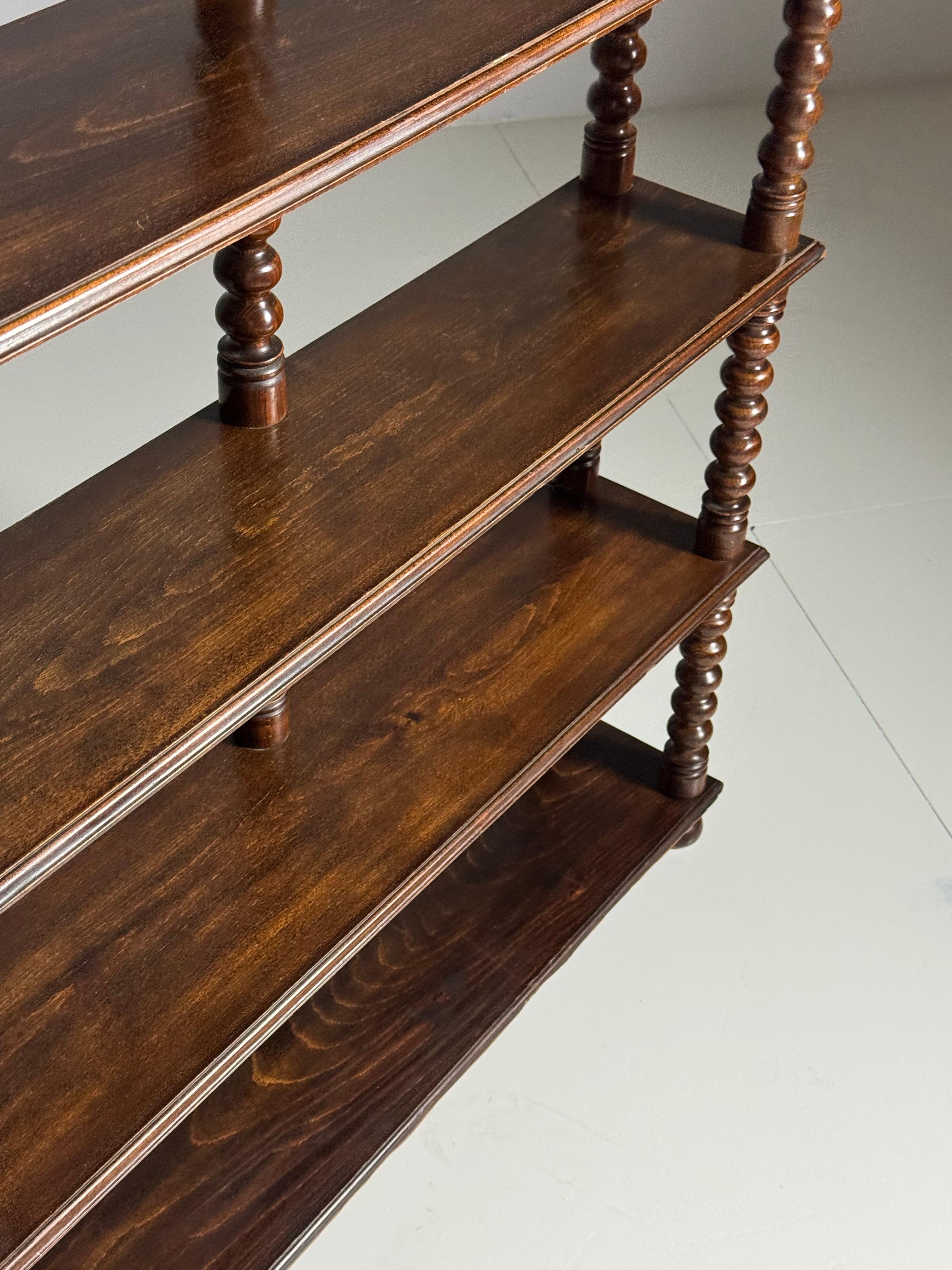 French Bobbin Bookcase ca. 1900 For Sale 2