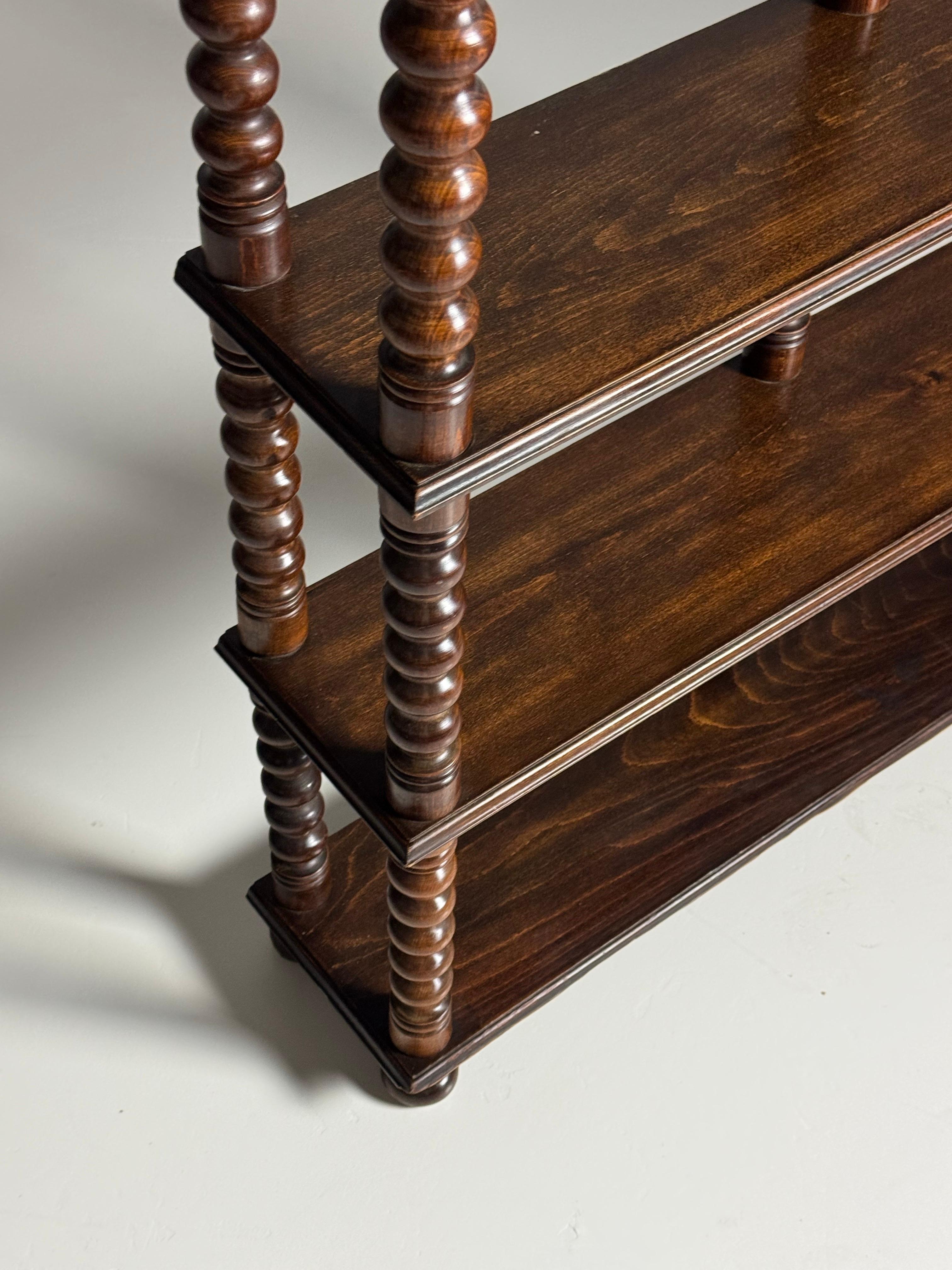 French Bobbin Bookcase ca. 1900 For Sale 3