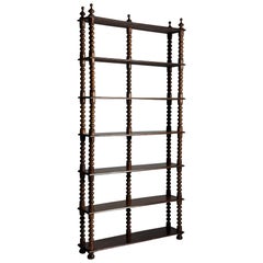 French Bobbin Bookcase ca. 1900