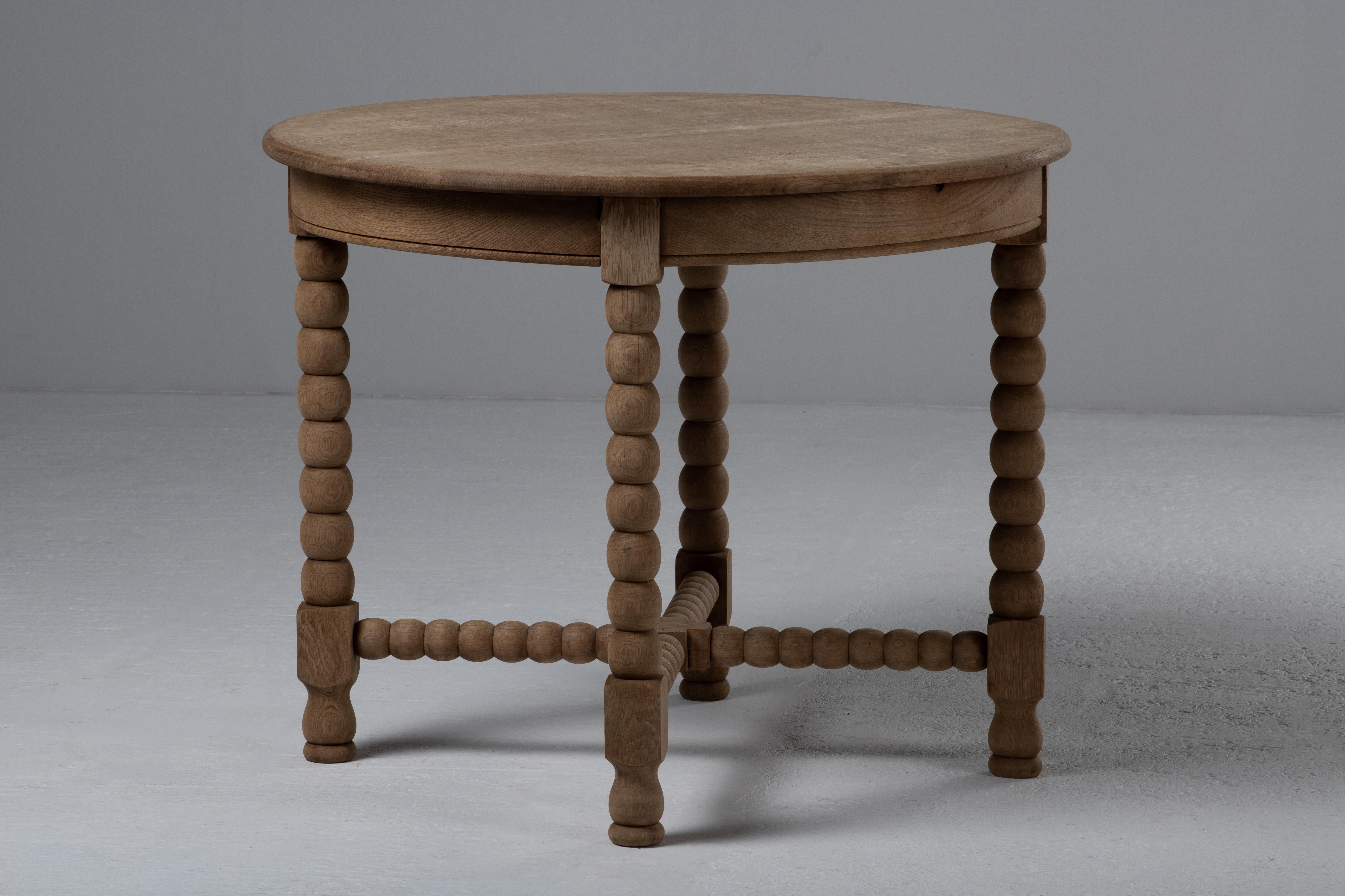 French bobbin-leg side table, 19th Century 7