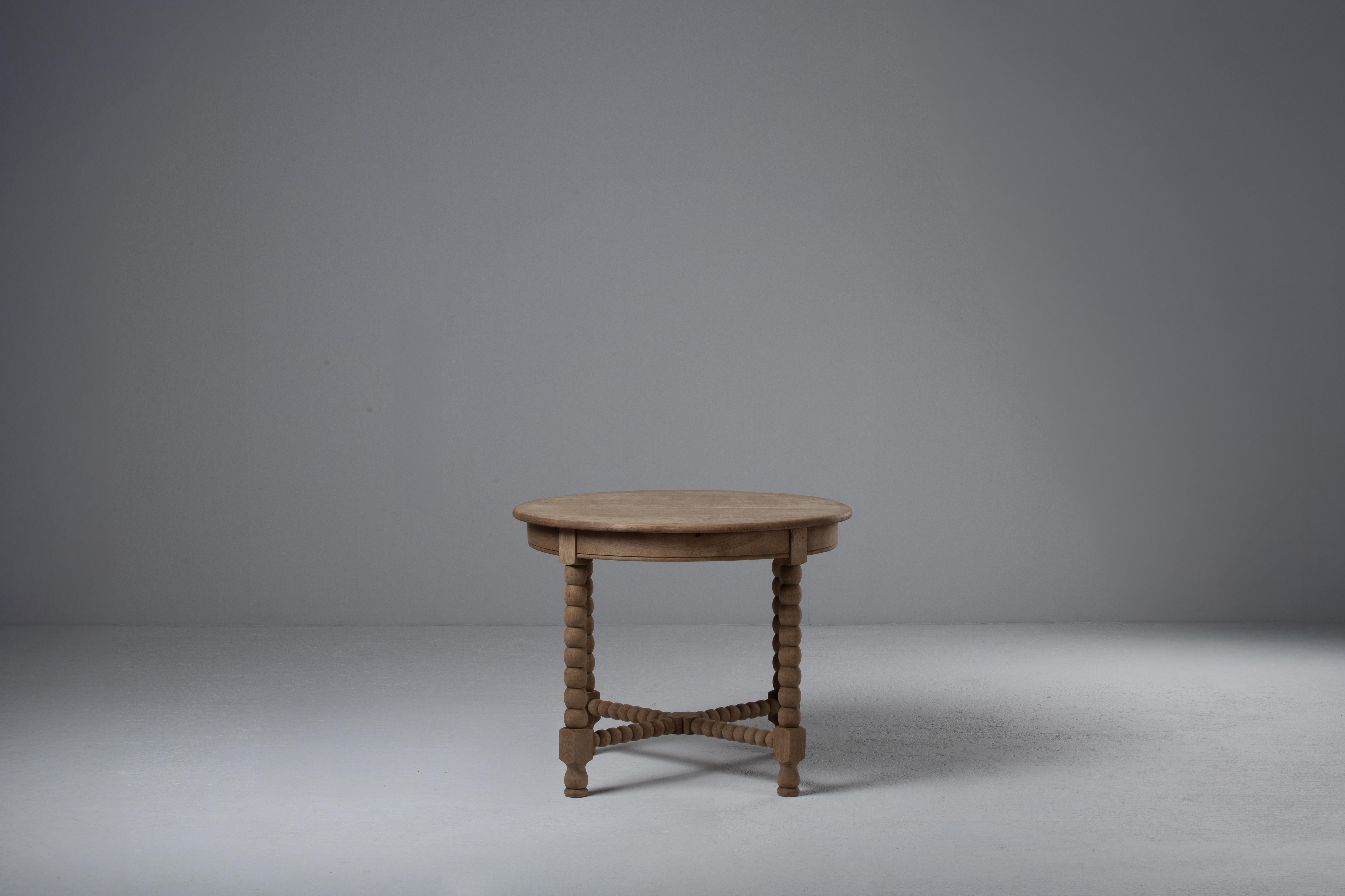 French bobbin-leg side table, 19th Century 9
