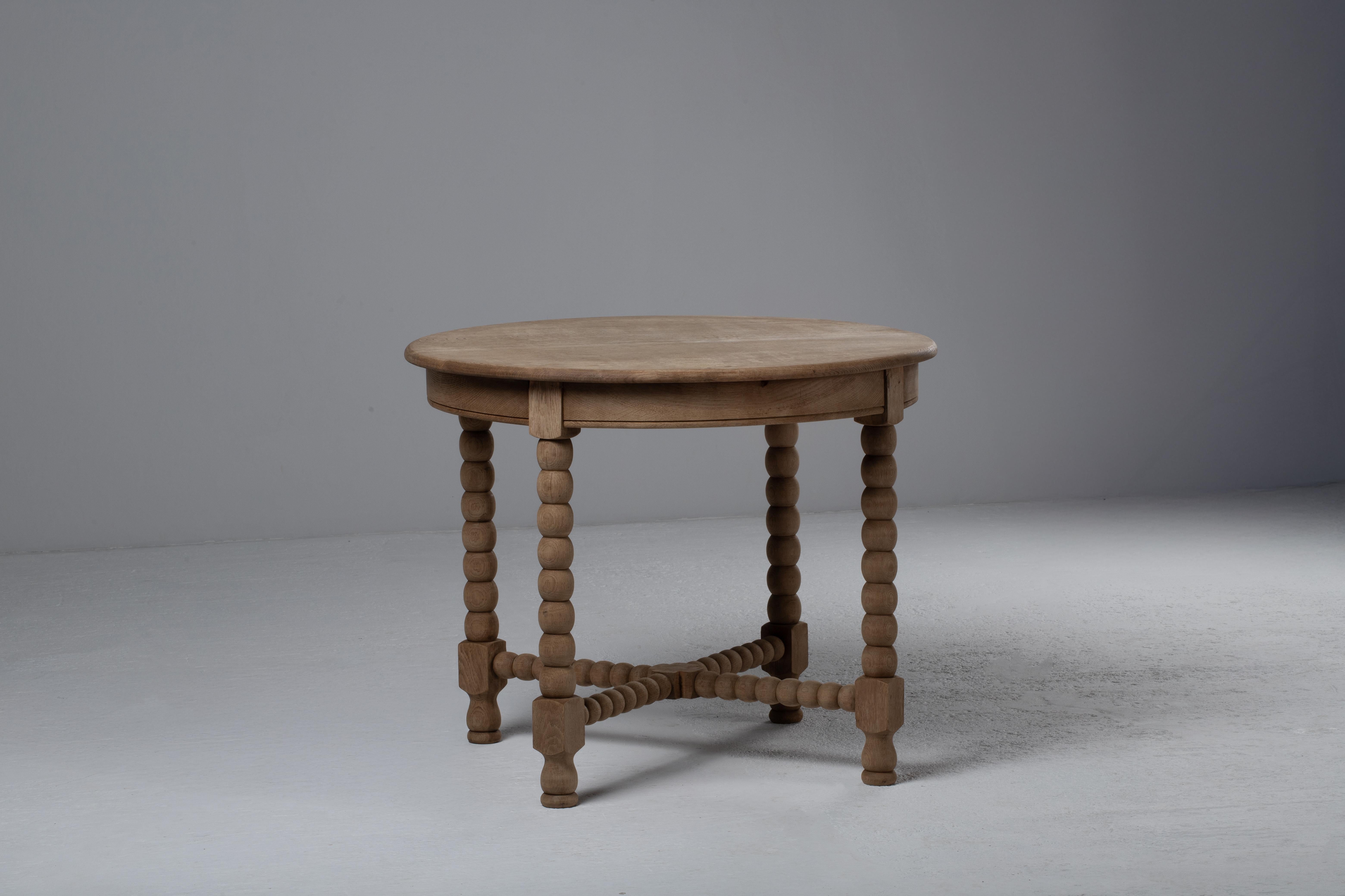French bobbin-leg side table, 19th Century 1