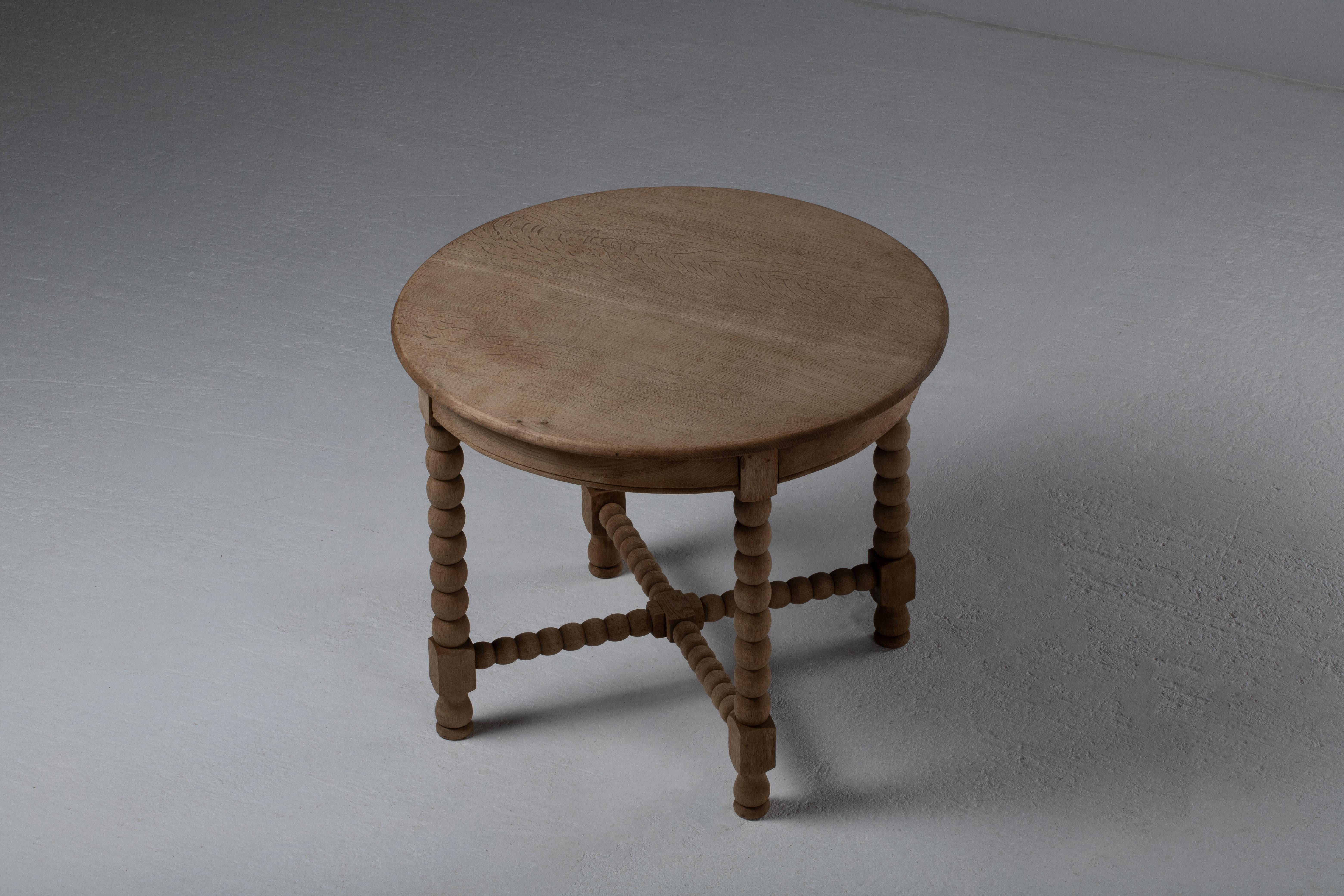 French bobbin-leg side table, 19th Century 2