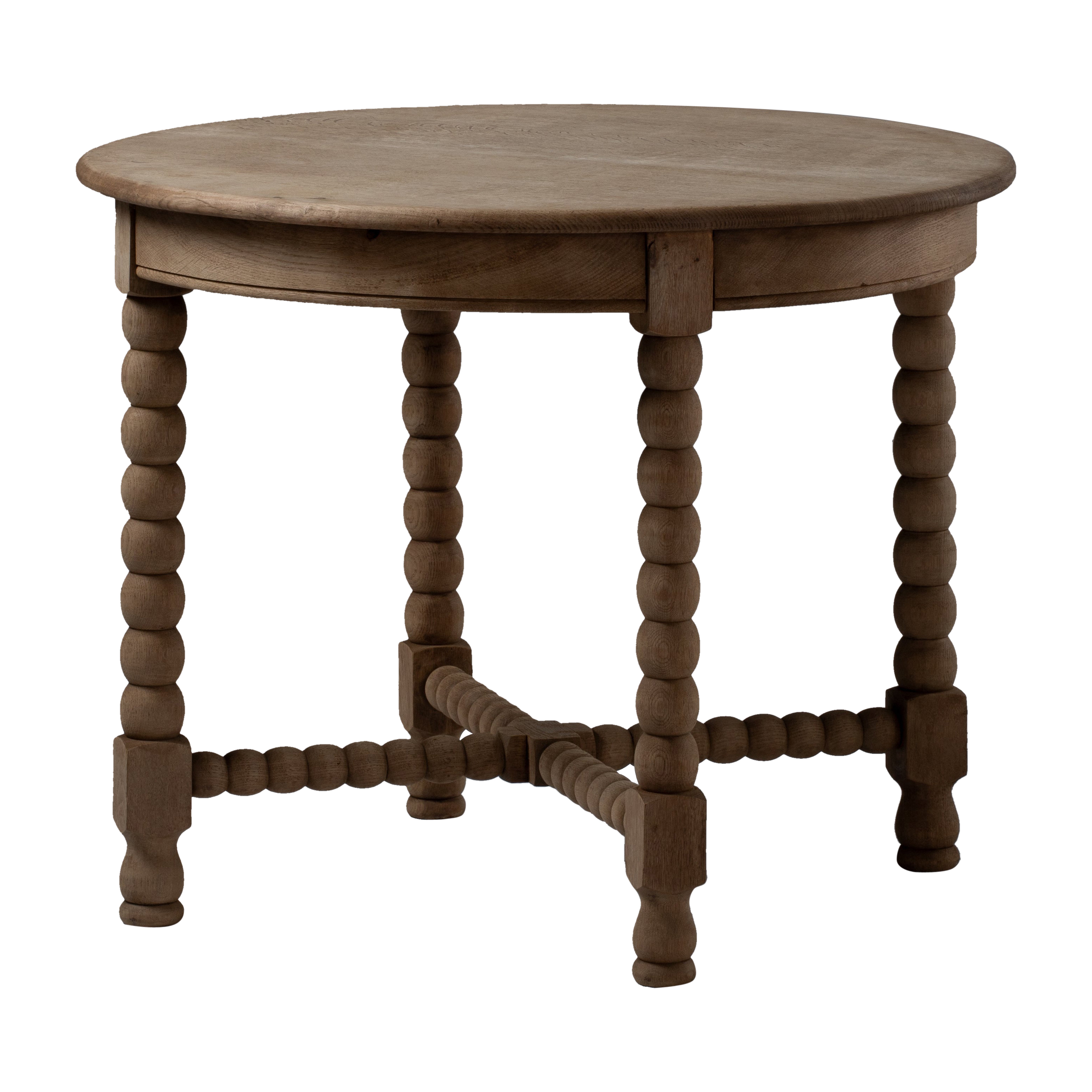 French bobbin-leg side table, 19th Century