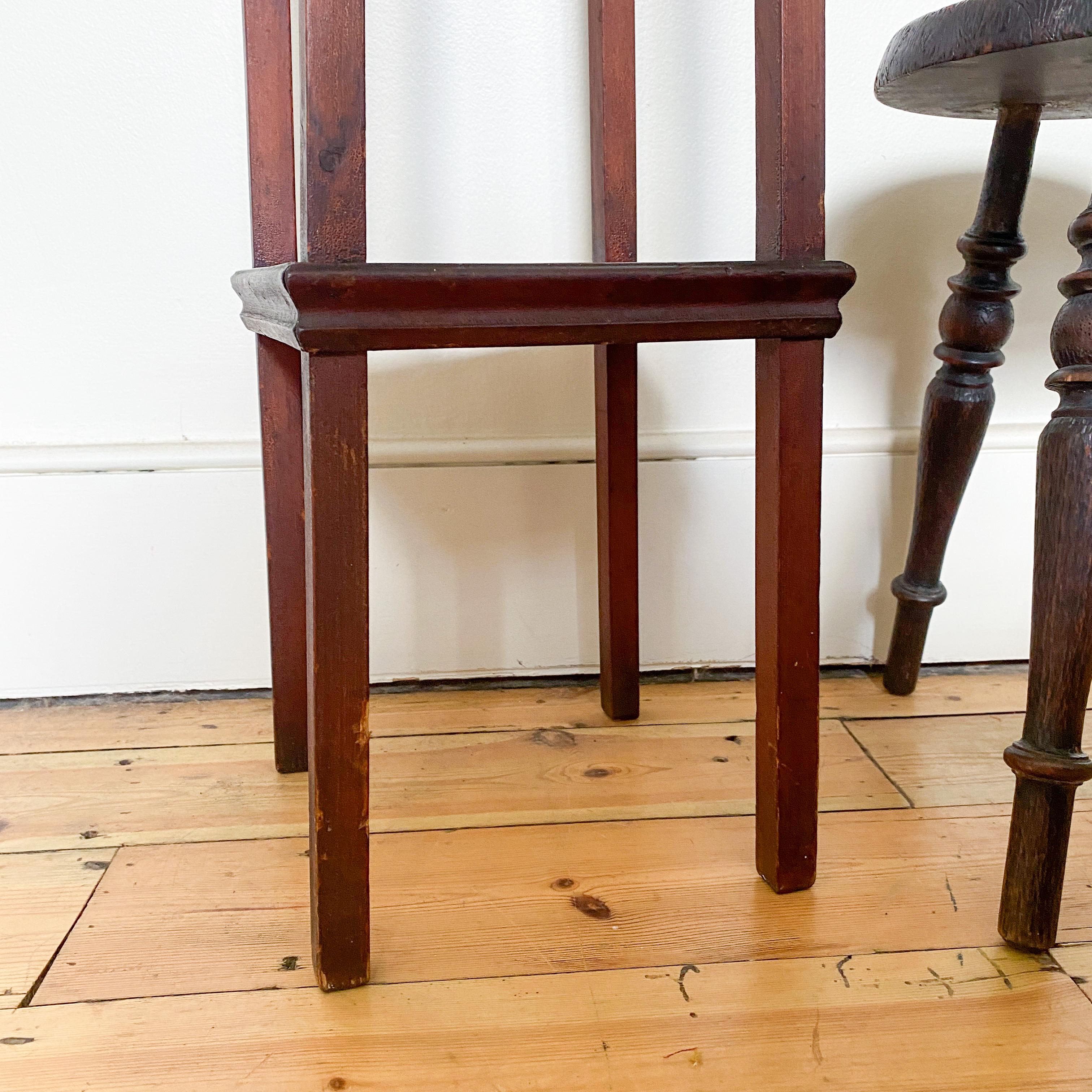 Wood French Bobbin Side Tables  Plant Stand PAIR For Sale
