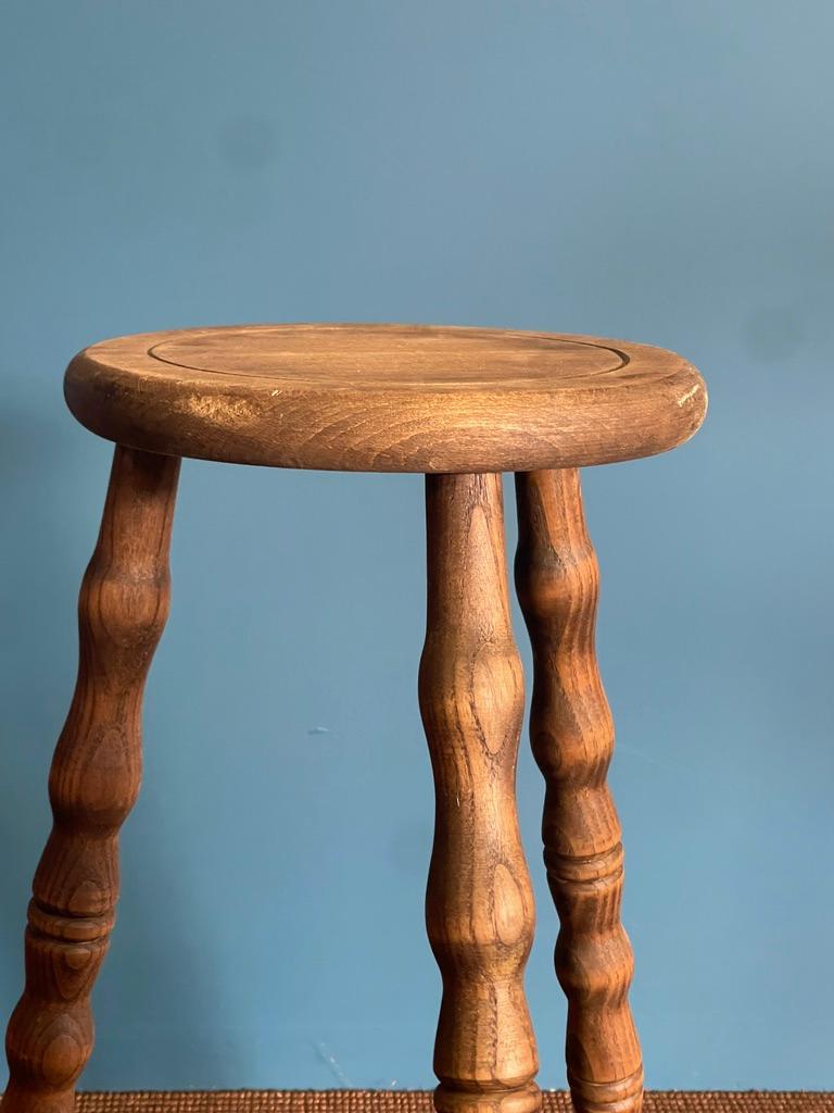 Brutalisme Tabouret français en fuseau dans le style brutaliste, France, années 1960 en vente