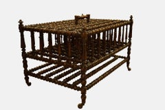 French Bobbin Turned Rosewood Canterbury