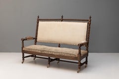 French Bobbin Turned Settee