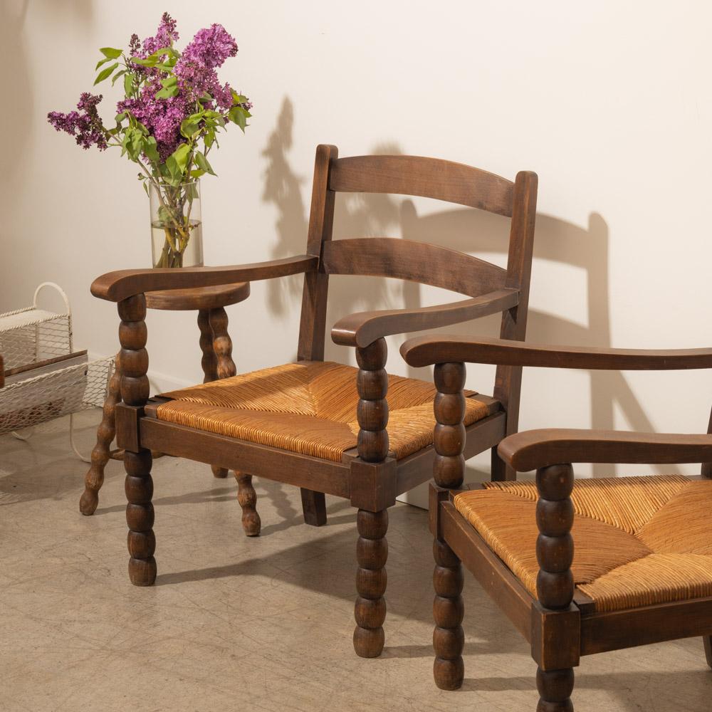 French Bobbin Wood Chair In Good Condition In Los Angeles, CA
