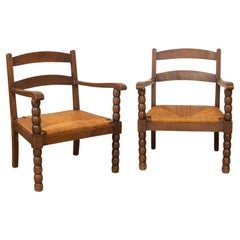 French Bobbin Wood Chair