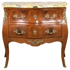 Antique French Bombe Commode Louis XV Style