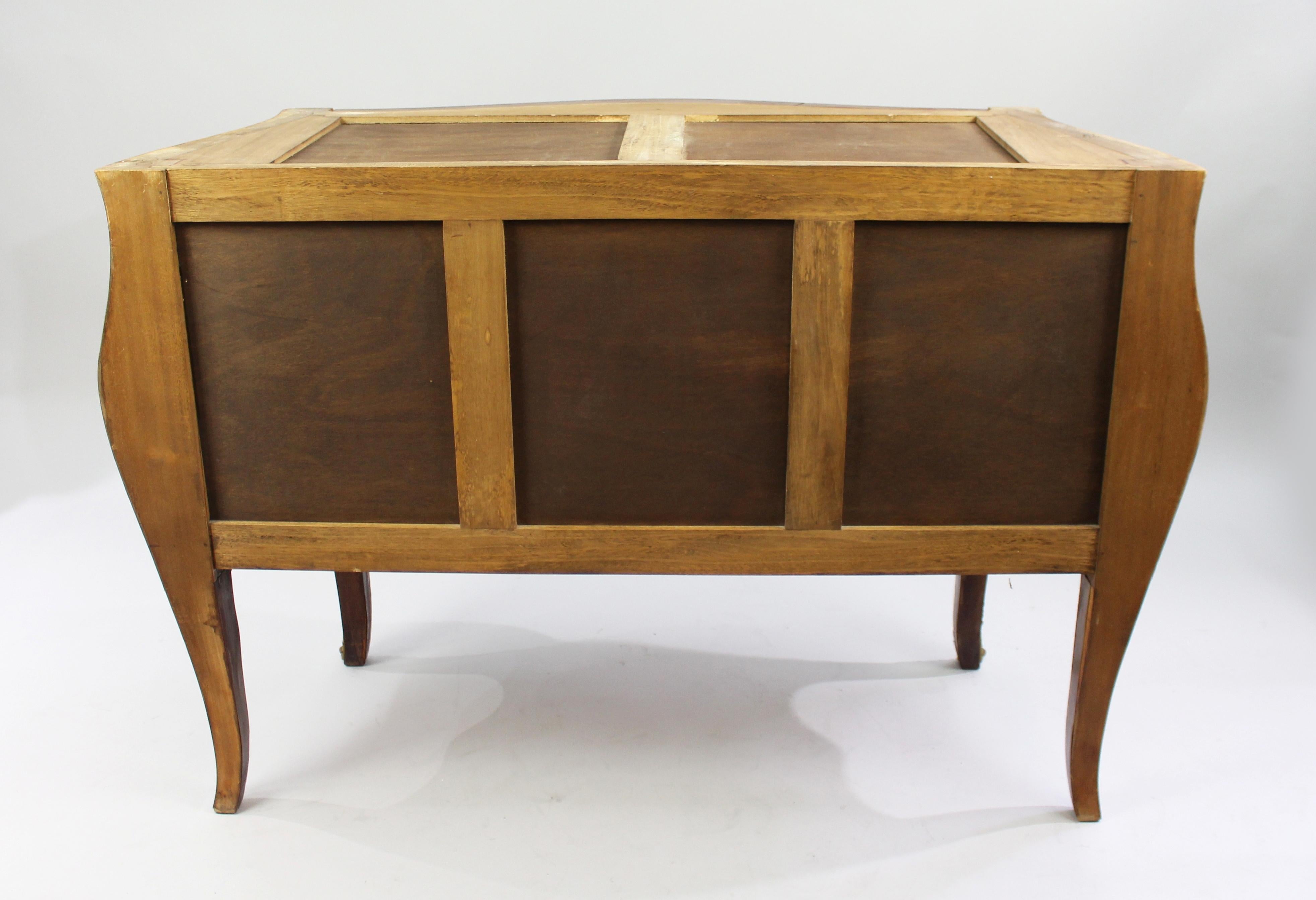 French Bombé Marble Topped Kingwood Commode, circa 1910 For Sale 13