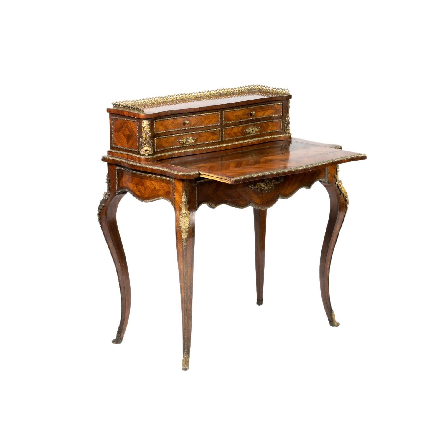 Louis XVI French Bonheur du Jour 19th Century, Louis XV For Sale