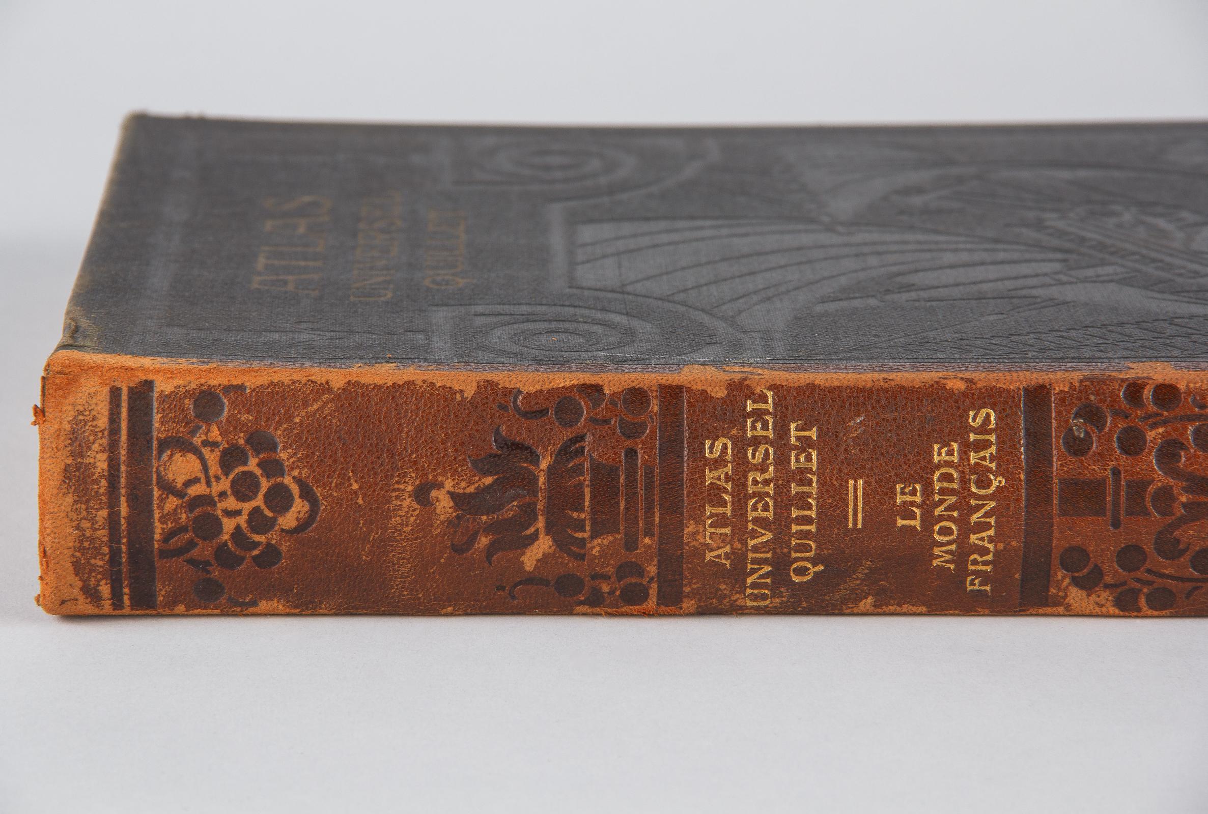 Französisches Buch Atlas Universel, Quillet, 1923 im Angebot 7