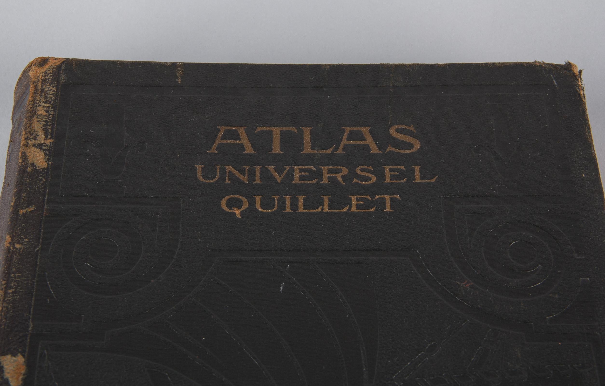 Early 20th Century French Book, Atlas Universel Quillet, 1925