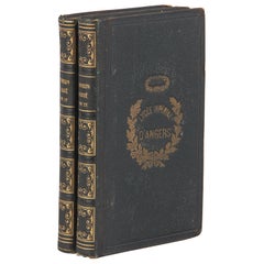 French Book, Aventures of Robinson Crusoe, 2-Volume Set, 1869