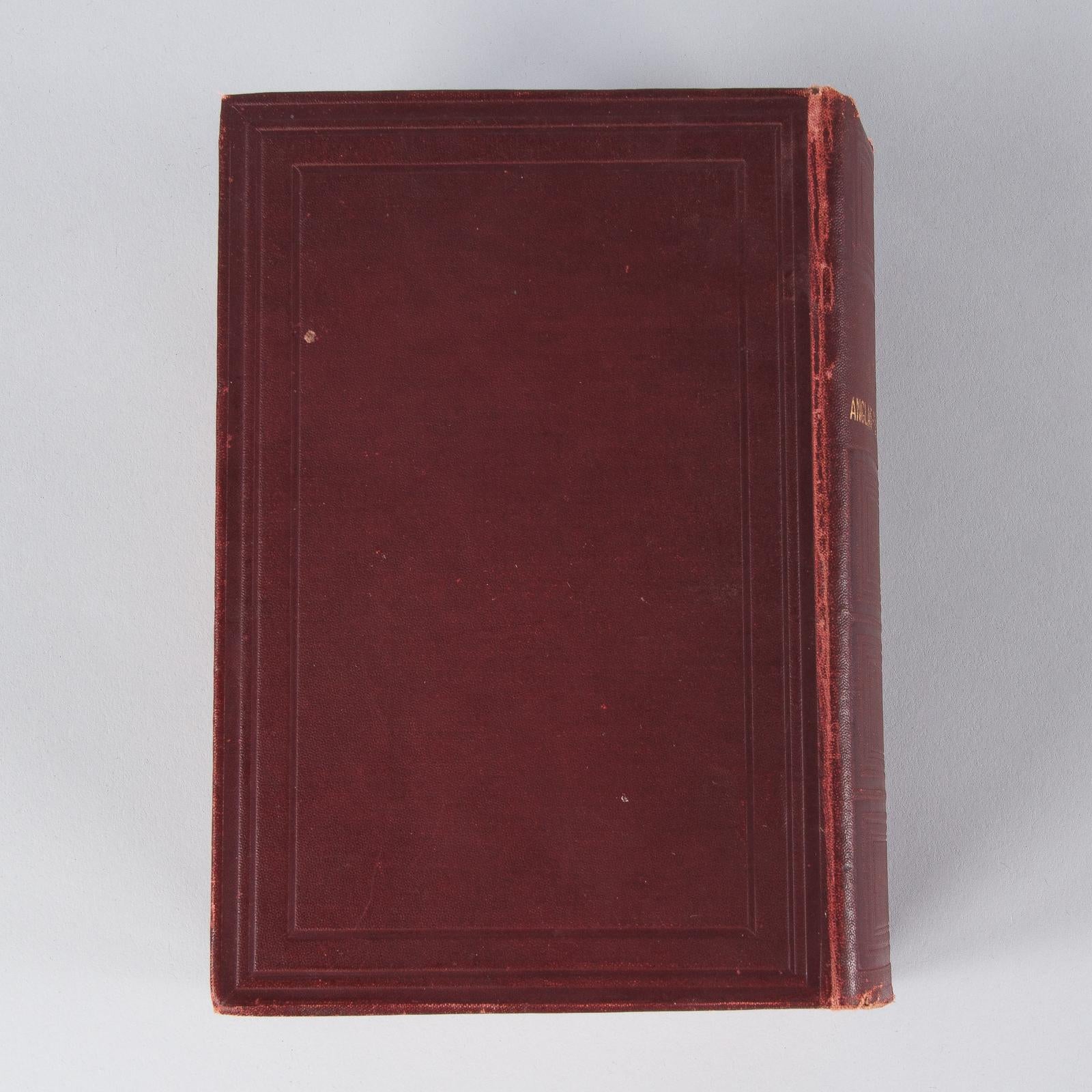 French Book-Dictionnaire Anglais-Francais by Alfred Elwall, 1901 13