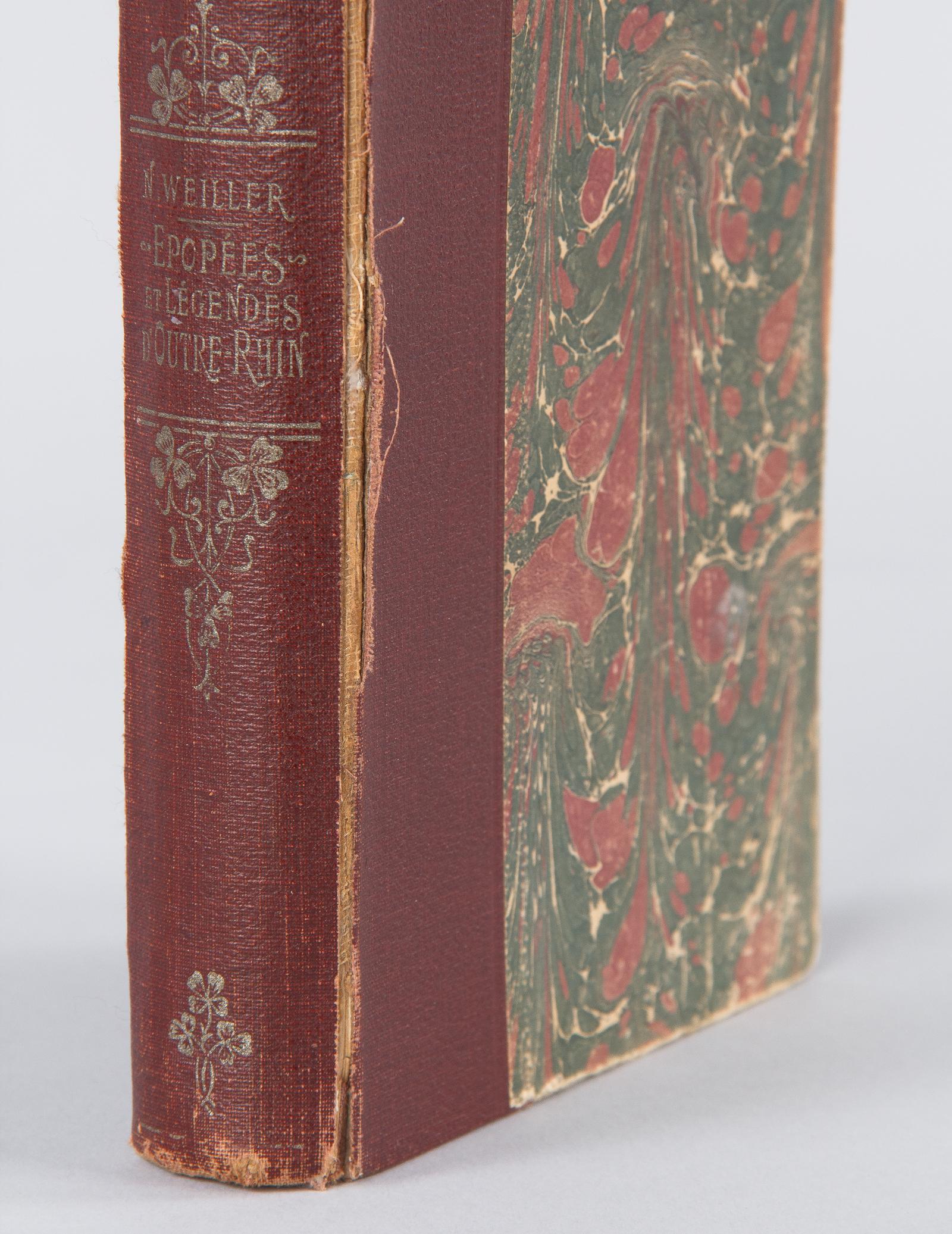 20th Century French Book Epopees et Legendes d'Outre-Rhin by N. Weiller, 1914 For Sale