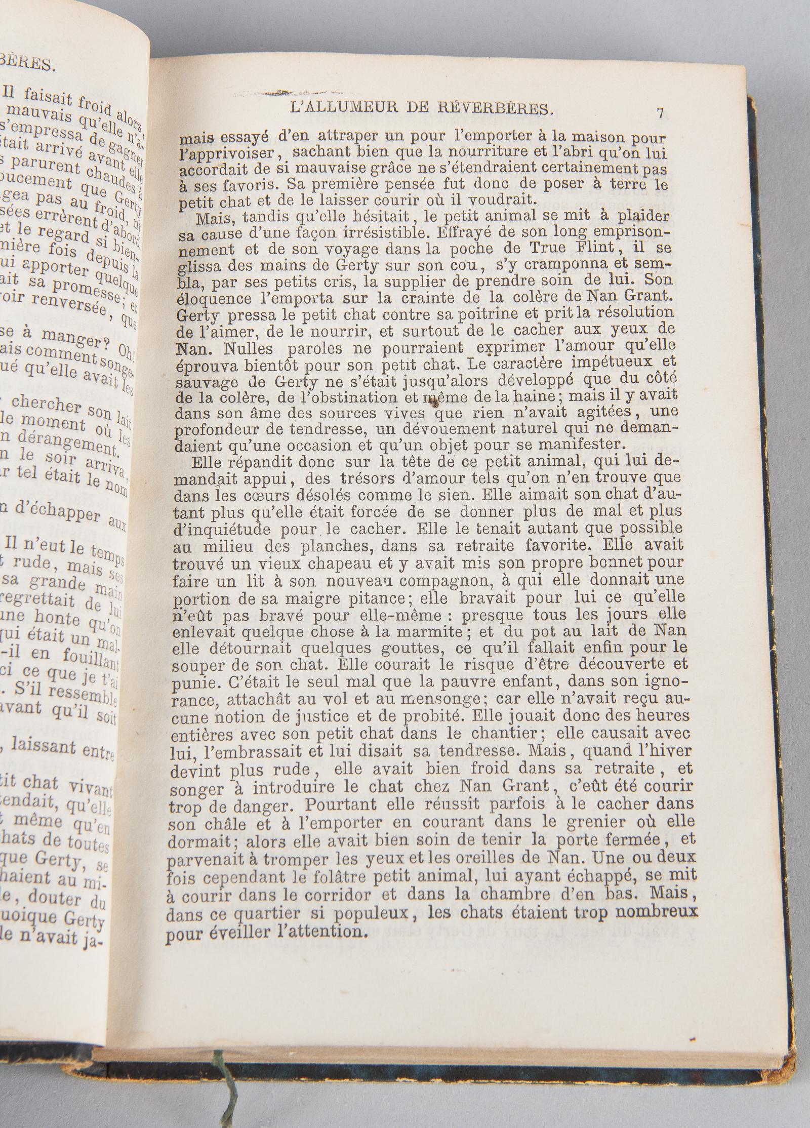 French Book L Allumeur De Reverberes By Miss Cummins 1863 At 1stdibs