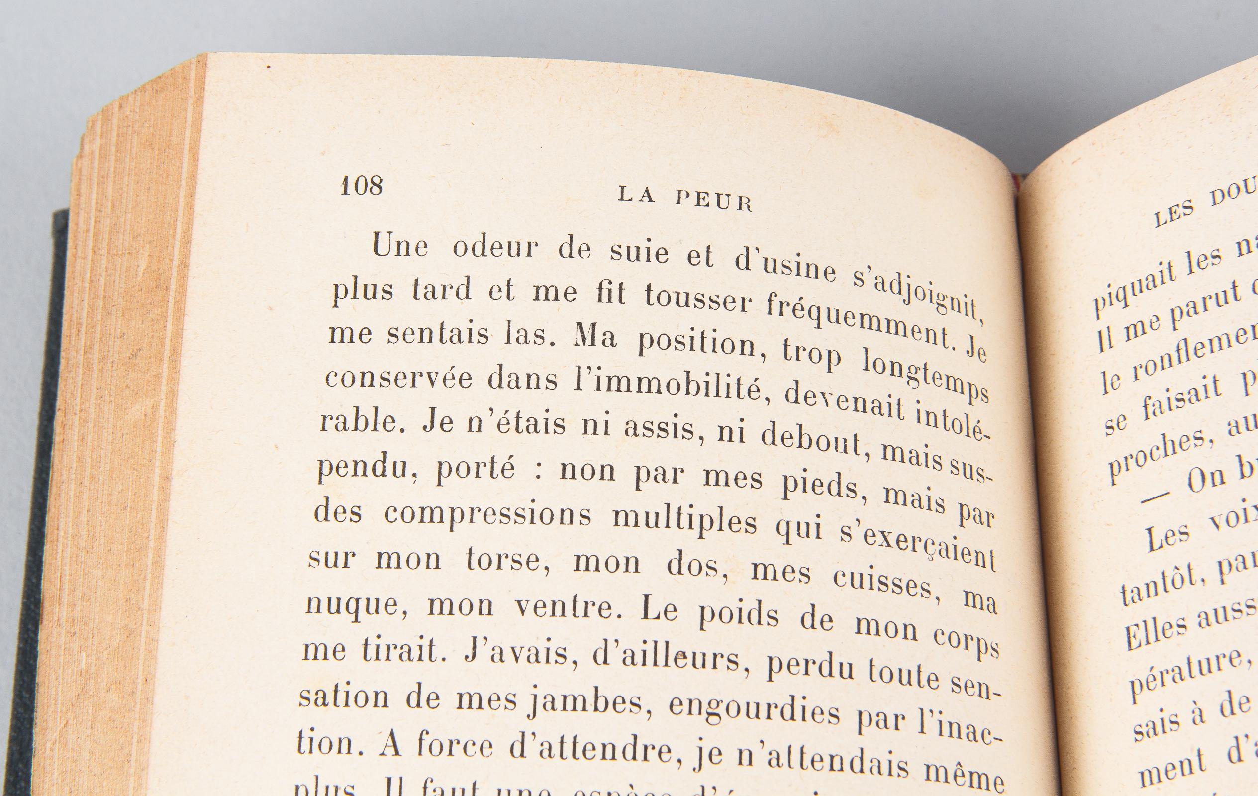 French Book, La Peur by Edmond Haraucourt, 1907 5