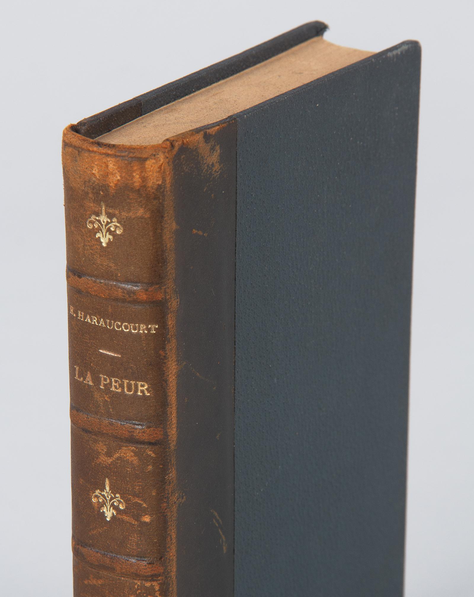 20th Century French Book, La Peur by Edmond Haraucourt, 1907
