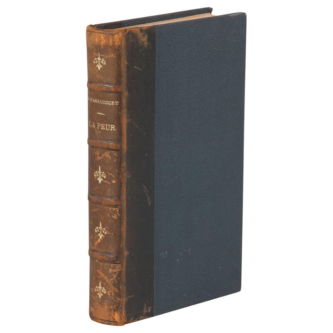 French Book, La Peur by Edmond Haraucourt, 1907