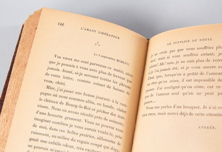 French Book L Amant Liberateur By Jean De Granvilliers 1921 For Sale At 1stdibs