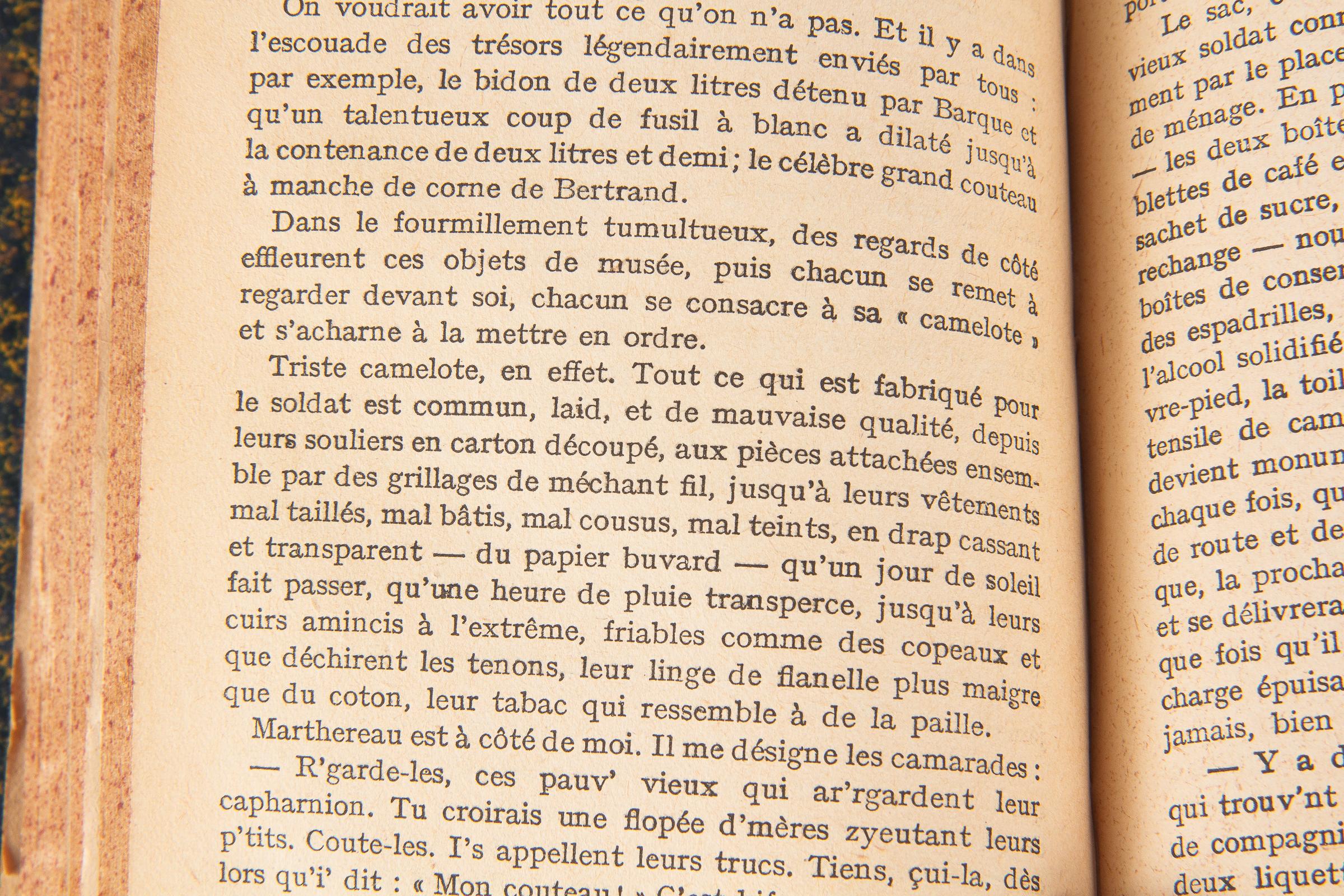 French Book, Le Feu, Journal d'une Escouade by Henri Barbusse, 1917 For Sale 3