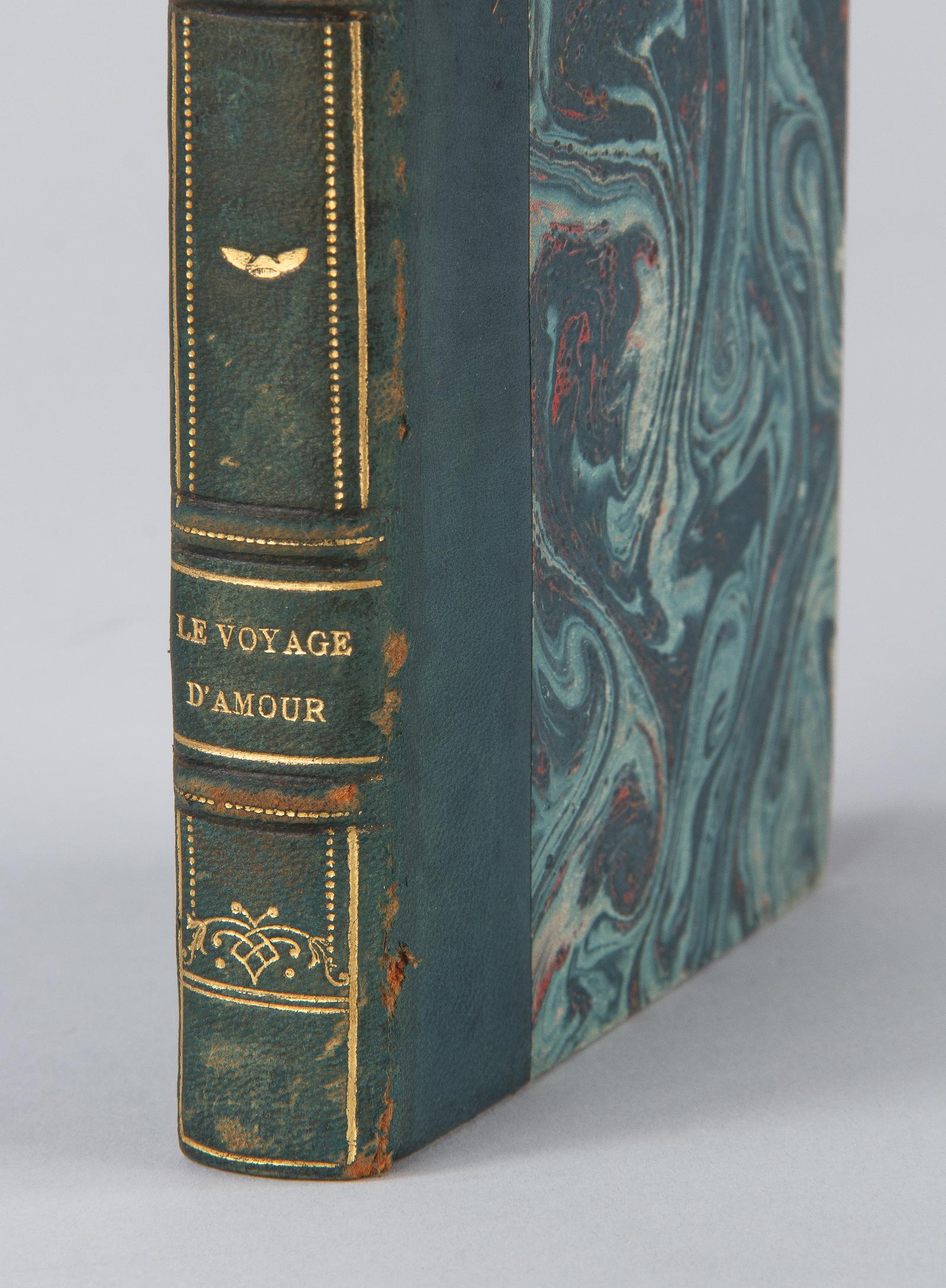 Mid-20th Century French Book, Le Voyage d'Amour by Henri de Regnier, 1930 For Sale