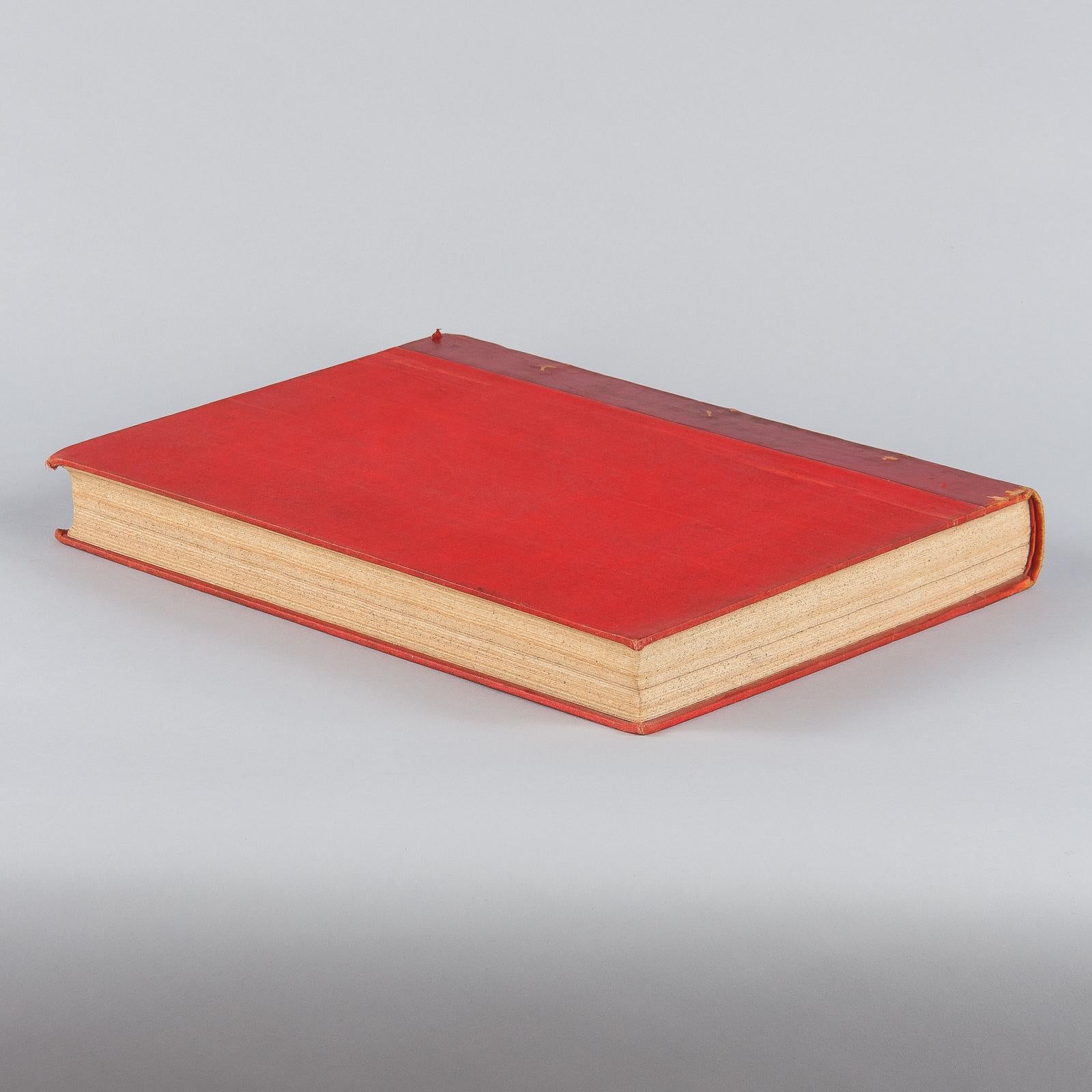 French Red Leather Bound Book- L'Illustration 1927 7