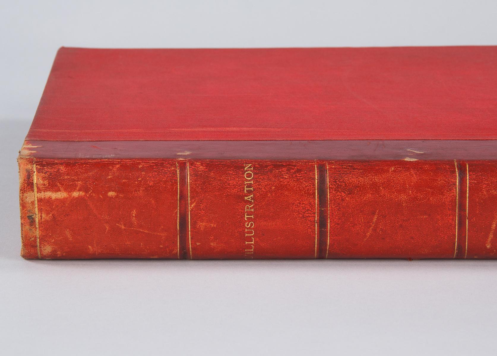 French Red Leather Bound Book- L'Illustration 1927 11